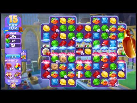 Wonka's World of Candy Level 803 - NO BOOSTERS + FULL STORY 🍫 | SKILLGAMING ✔️