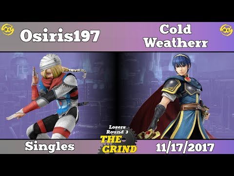 The Grind 3 SL|Osiris197 (Sheik) vs SL|ColdWeatherr (Marth) Losers Round 3
