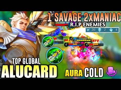 1Savage 2Maniac, Brutal Alucard 20Kills with 2x BOD | Alucard Gameplay by Cold✓