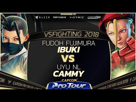 Fudoh Fujimura (Ibuki) vs UYU NL (Cammy) - VSFighting 2018 - Top 8 Winners - SFV - CPT 2018