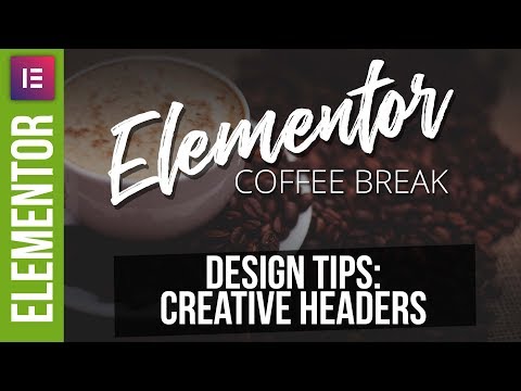Creative Wordpress Headers with Elementor