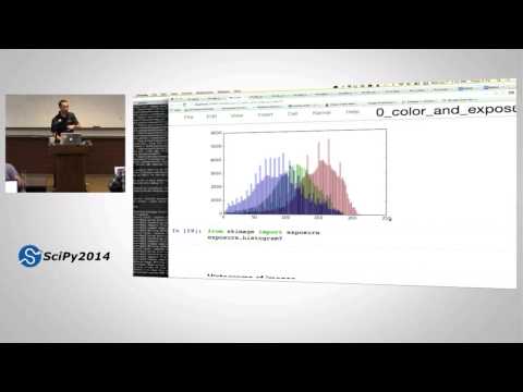 Image analysis in Python with scipy and scikit image 1 | SciPy 2014 | Juan Nunez Iglesias Tony Yu