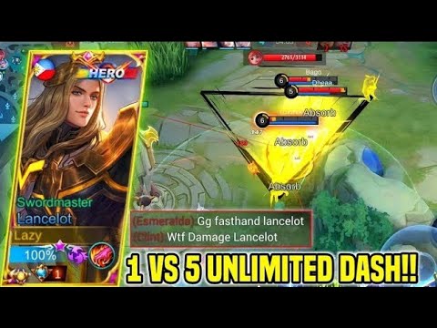 LANCELOT UNLIMITED SKIL SATU TUTORIAL | FAST HAND TIPS AND TRICKS | TOP GLOBAL LANCELOT -MLBB
