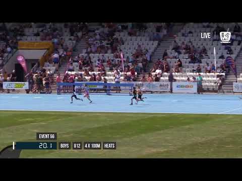 BOYS U12 4X100M HEAT 2 - 2017 SUBWAY STATE RELAY CHAMPIONSHIPS // LAVicTV