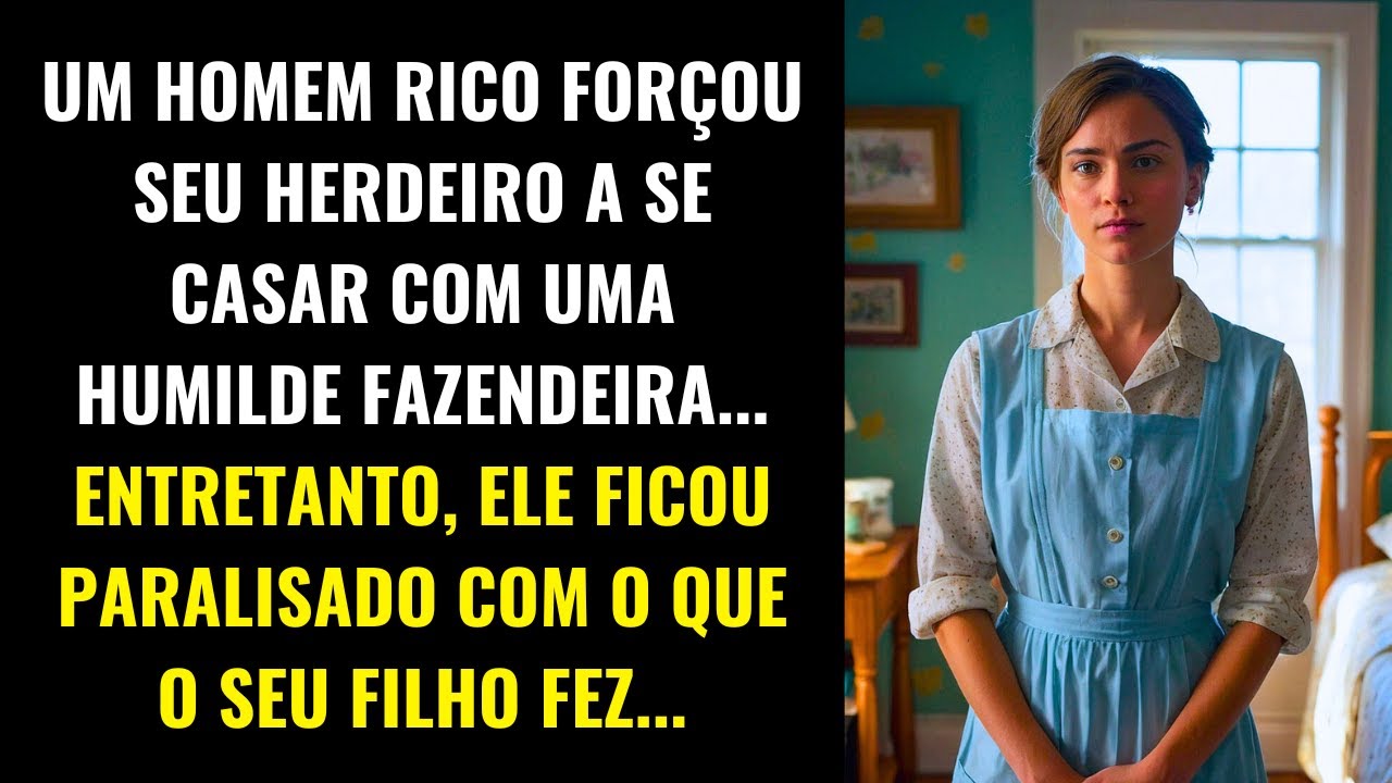HOMEM RICO FORÇOU SEU HERDEIRO A SE CASAR COM UMA HUMILDE FAXINEIRA... MAS O FINAL FOI CHOCANTE...