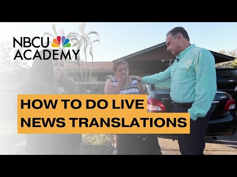 José Díaz-Balart's Live Translation Tips