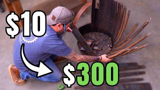 $10 TRASH to $300 TREASURE! Woodworking Transformation Challenge