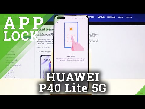 How to Lock Apps with Fingerprint in Huawei P40 Lite 5G – App Lock