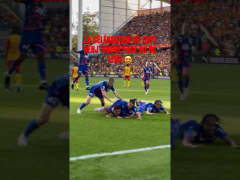 L’ouverture du score de notre capi’ Benj’ André face au RC Lens ⚜️ #losc #derby #ligue1 #football