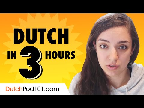 Learn Dutch in 3 Hours: Basics of Dutch Speaking for Beginners
