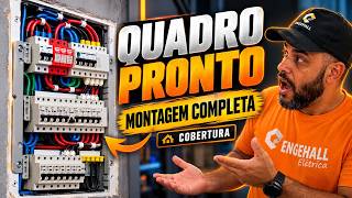 Esse QDC ficou IMPECÁVEL… veja a montagem completa passo a passo ⚡