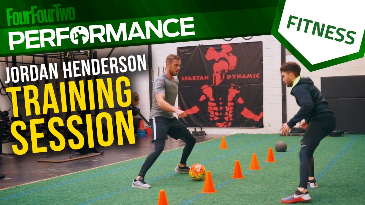 Jordan Henderson training session | Get match-fit for football | Pro tips - YouTube