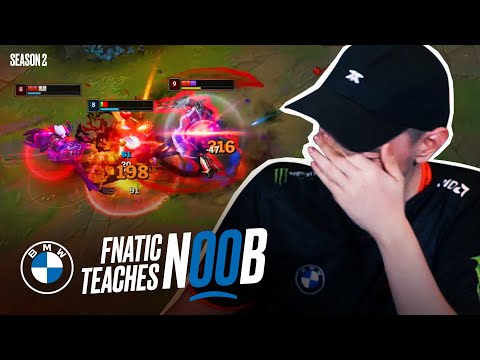 Selfmade coaches noob how to get out of Gold | Fnatic Teaches Noob S2E5 - Presented by BMW