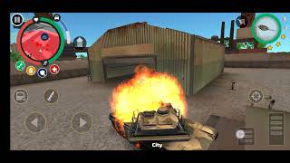 Military , tankr Chori rope Hero#ropehero 👿