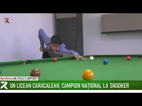 Un licean caracalean, campion național la snooker