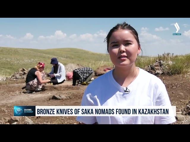 Bronze knives of Saka nomads found in Kazakhstan