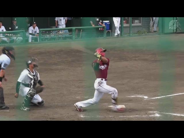 【ファーム】芸術的なバット投げ!! イーグルス・黒川史陽 ライトスタンドへの2ランHR!! 2023年6月24日 千葉ロッテマリーンズ 対 東北楽天ゴールデンイーグルス