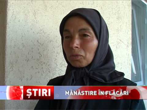 Incendiu la o mânăstire din județul Vaslui