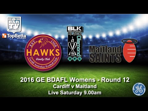 2016 GE Womens BDAFL - Cardiff v Maitland