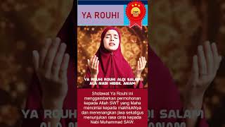 Download lagu Ya Rouhi - Sholawat Penyejuk Jiwa #sholawat #sholawatpenyejukjiwa #cover mp3