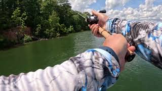 新しいDAIWAリールの使い心地は？/Fishing West Point Lake in July