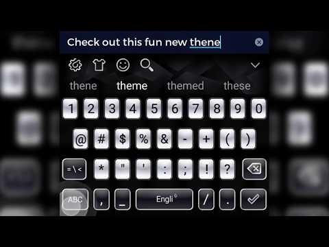 Black and White Keyboard Video
