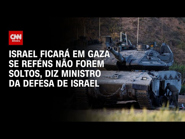 Ministro da Defesa de Israel fez ameaça ao Hamas durante ofensiva | CNN PRIME TIME