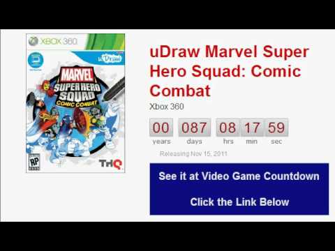 udraw marvel super hero squad comic combat game xbox 360