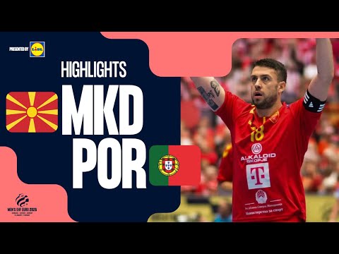 North Macedonia vs Portugal | Highlights | Men's EHF EURO 2026