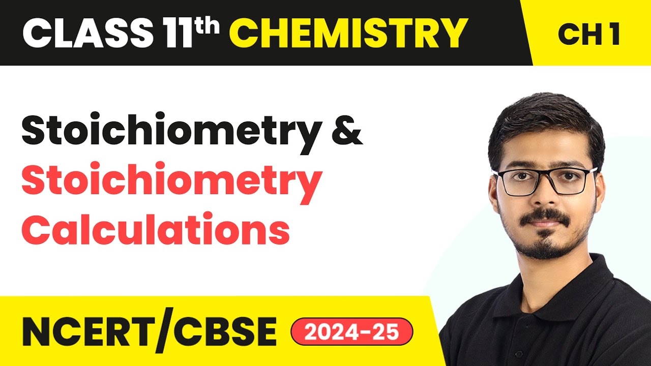 Stoichiometry & Stoichiometry Calculations | Class 11 Chemistry Chapter 1 | CBSE 2024-25