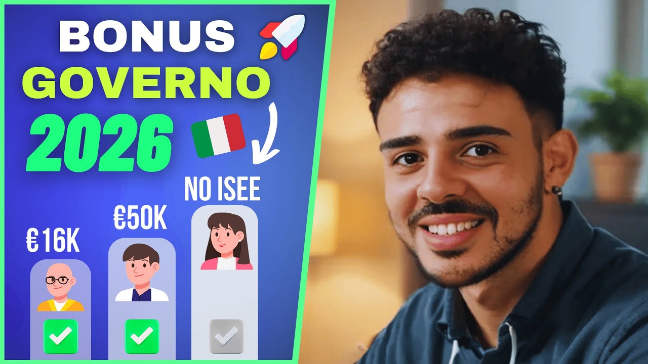 BONUS GOVERNO 2026: Guida sui Bonus da Richiedere in Italia (e RISPARMIARE MIGLIAIA di Euro)