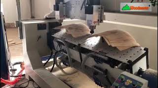 Máy cắt plywood uốn cong làm tựa ghế văn phòng