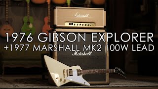 Video thumbnail for "Pick of the Day" - 1976 Gibson Explorer and 1977 Marshall JMP Mk2 Lead 100w by Emerald City Guitars