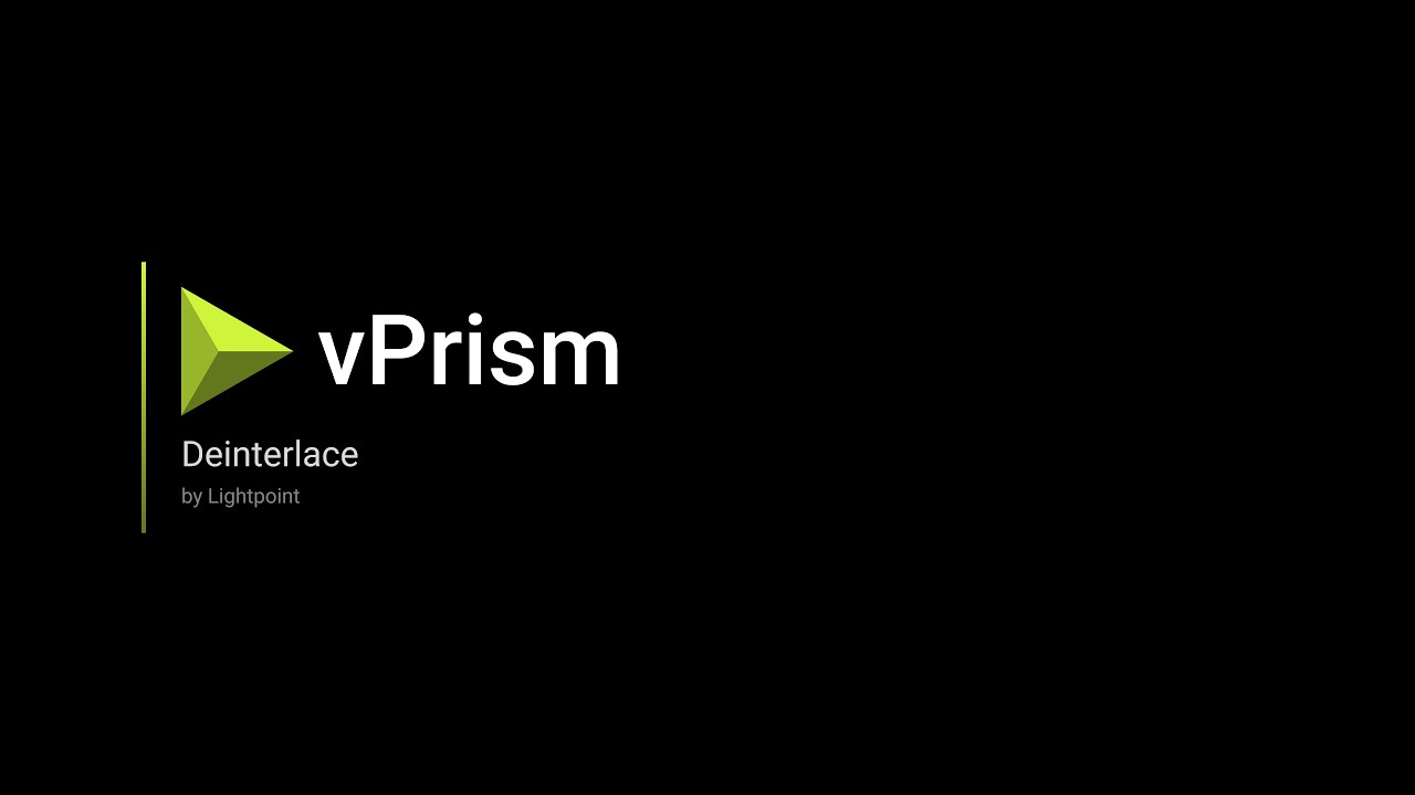 vPrism Deinterlace tutorial