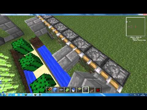 Minecraft ITA-Creazioni con la Redstone-Episodio 2-Farm automatica di canne da zucchero e di cactus