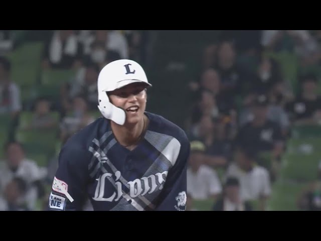 【7回裏】反撃開始!! ライオンズ・西川愛也 ライトへのタイムリーヒットと、隙をつく走塁で2点を返す!! 2024年7月5日 埼玉西武ライオンズ 対 千葉ロッテマリーンズ