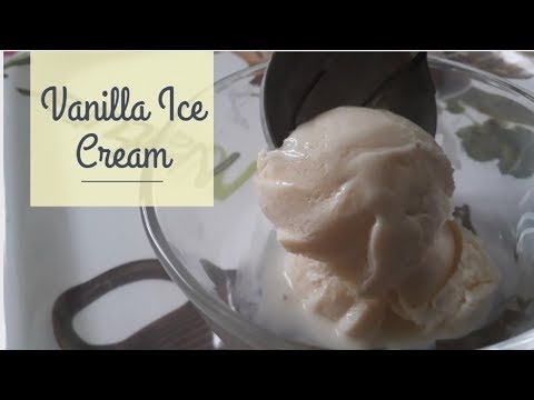 Vanilla ice cream | वनीला आइसक्रीम | 3 ingredients ice cream | homemade Egg less ice cream