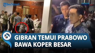Masuk Lewat Pagar Samping, Gibraan Datangi Rumah Prabowo Sambil Bawa Koper Besar, Ada Apa?