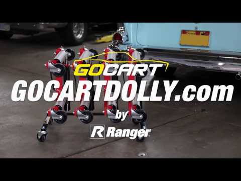 GoCart Car Dolly by Ranger, Standard and Extended-Length Portable Vehicle Wheel Dollies