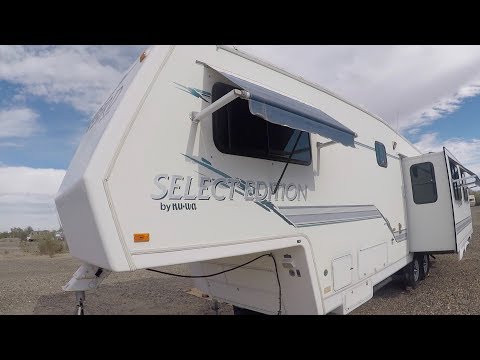 Living in a 5th Wheel RV Tour | 1996 Nu-Wa 31RK SE 💯