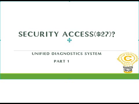 Security Access (0x27) | UDS | Unified Diagnostics Service | ISO14229 | Automotive