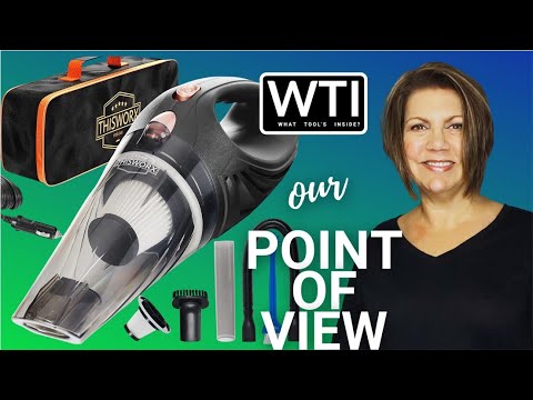 THISWORX Mini Car Vacuum Cleaner - WTI product video review