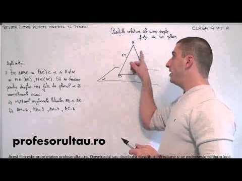 the position of a line relative to a plane solved exercises - profesorultau.ro