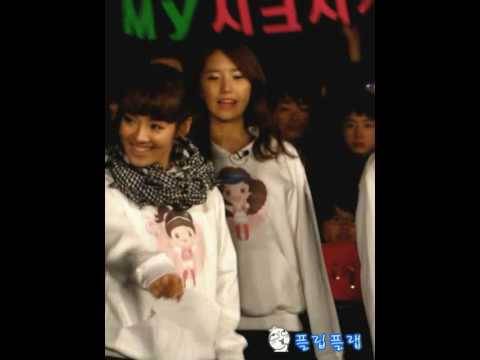 [Fancam] 100413 Yoona SNSD@recording W!n W!n [2]