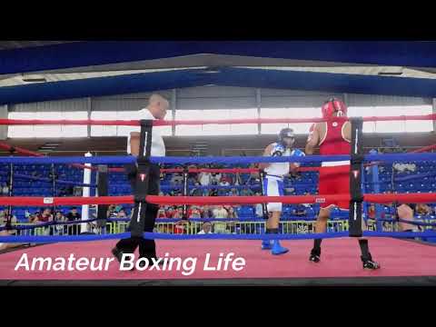 Juan Suarez VS José Diaz  Cartelera de boxeo aficionado en Corozal 1 de junio de 2019