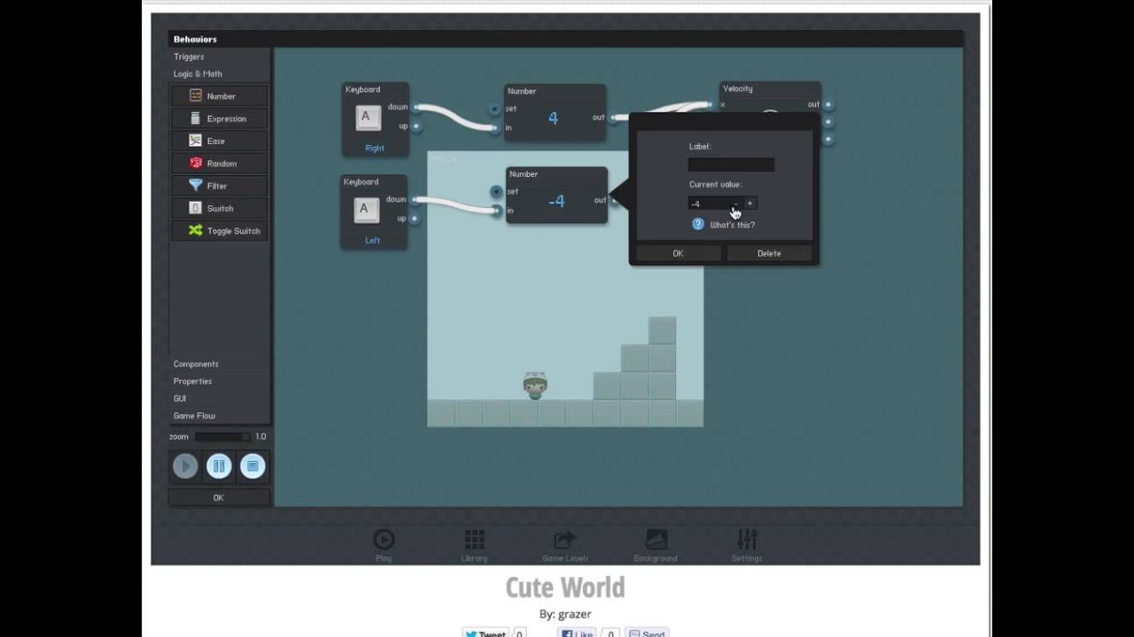 Flowlab visual logic builder demo
