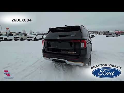 2026 Ford Explorer Tremor 4WD in Black for sale at Drayton Valley Ford in Drayton Valley, AB