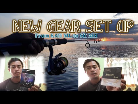 Nylon to Braided Line +Rod DAIWA D-BLUE  802MHS Performances /Proper set Up| Pax jbp