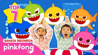 Download lagu [TOP 7] Lagu Anak terpopuler | Kumpulan Lagu Baby Shark | Pinkfong Indonesia mp3