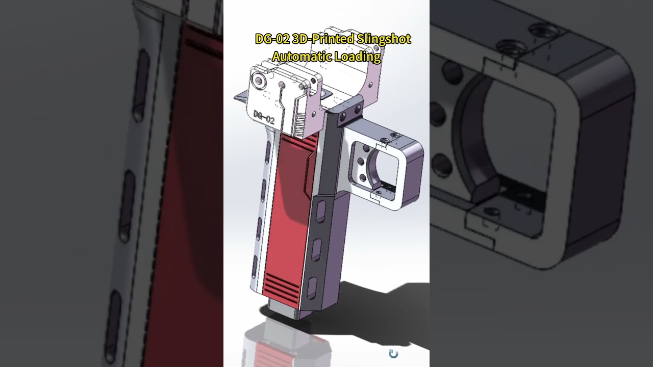 AUTOMATIC LOADING SLINGSHOT 3D Print Model